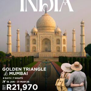 India Guided Tours from South Africa